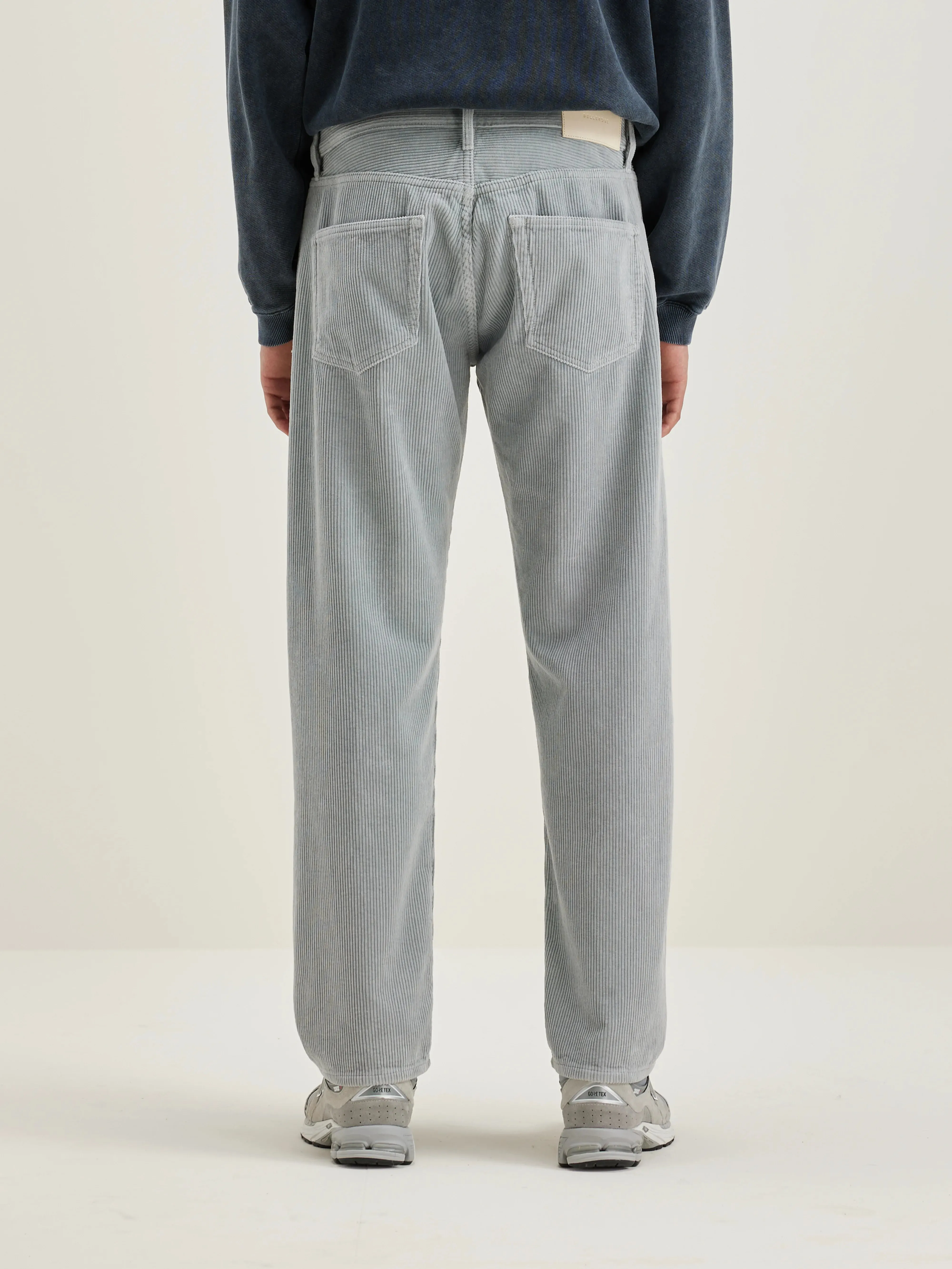 Percy dad-style trousers (242 / M / BLUE FOG)