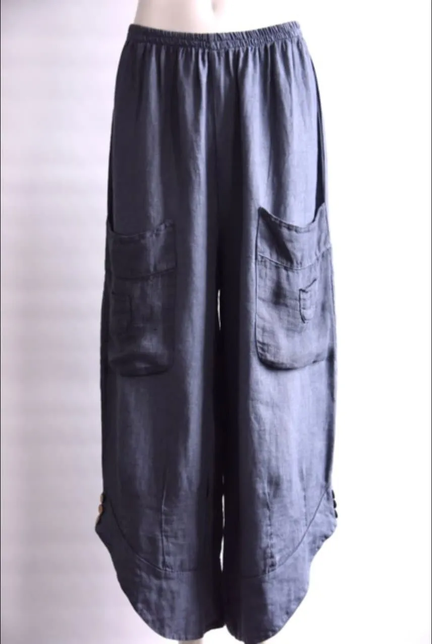 Pocket Linen Trouser
