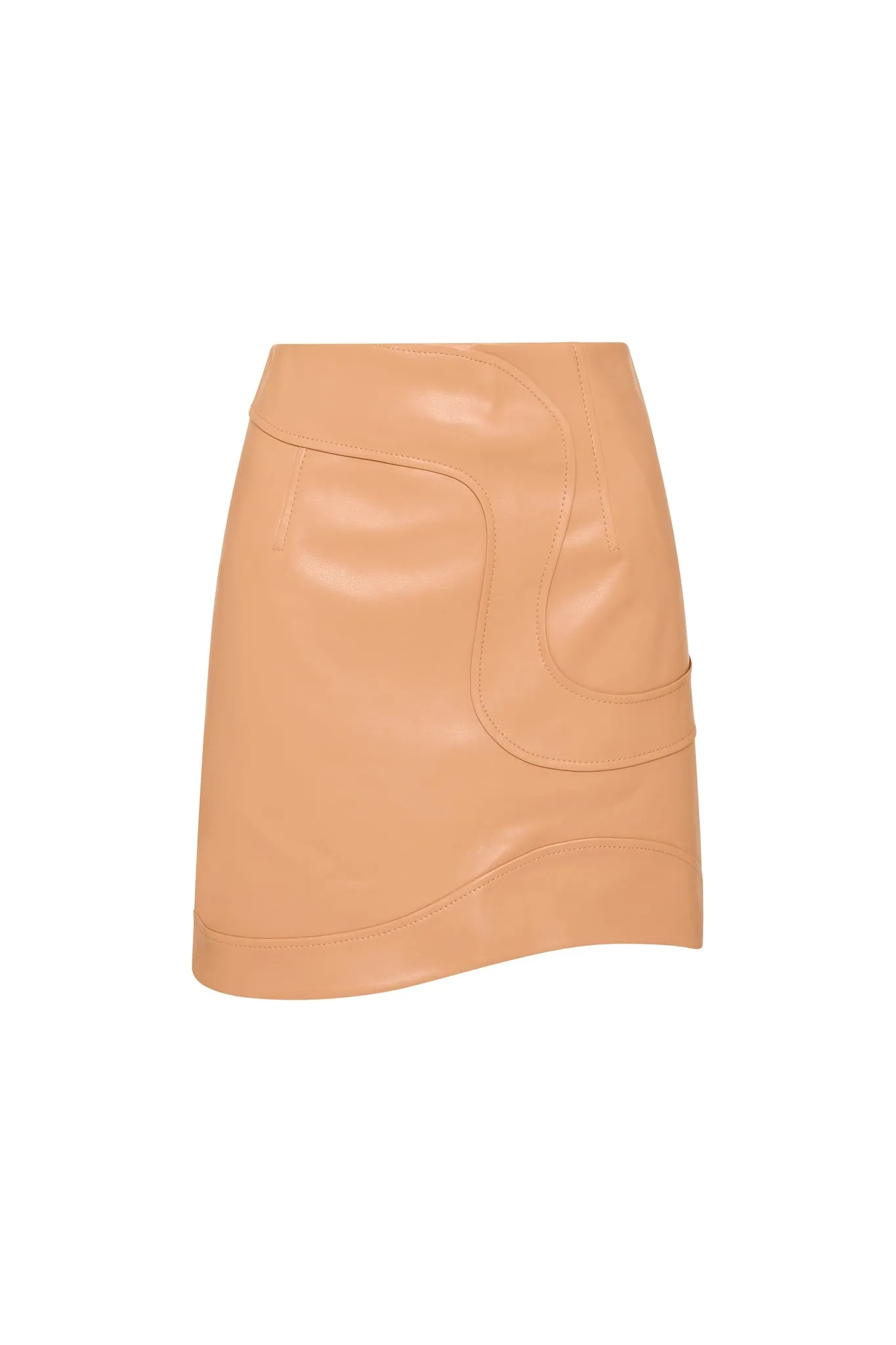 Priscilla Scalloped Mini Skirt