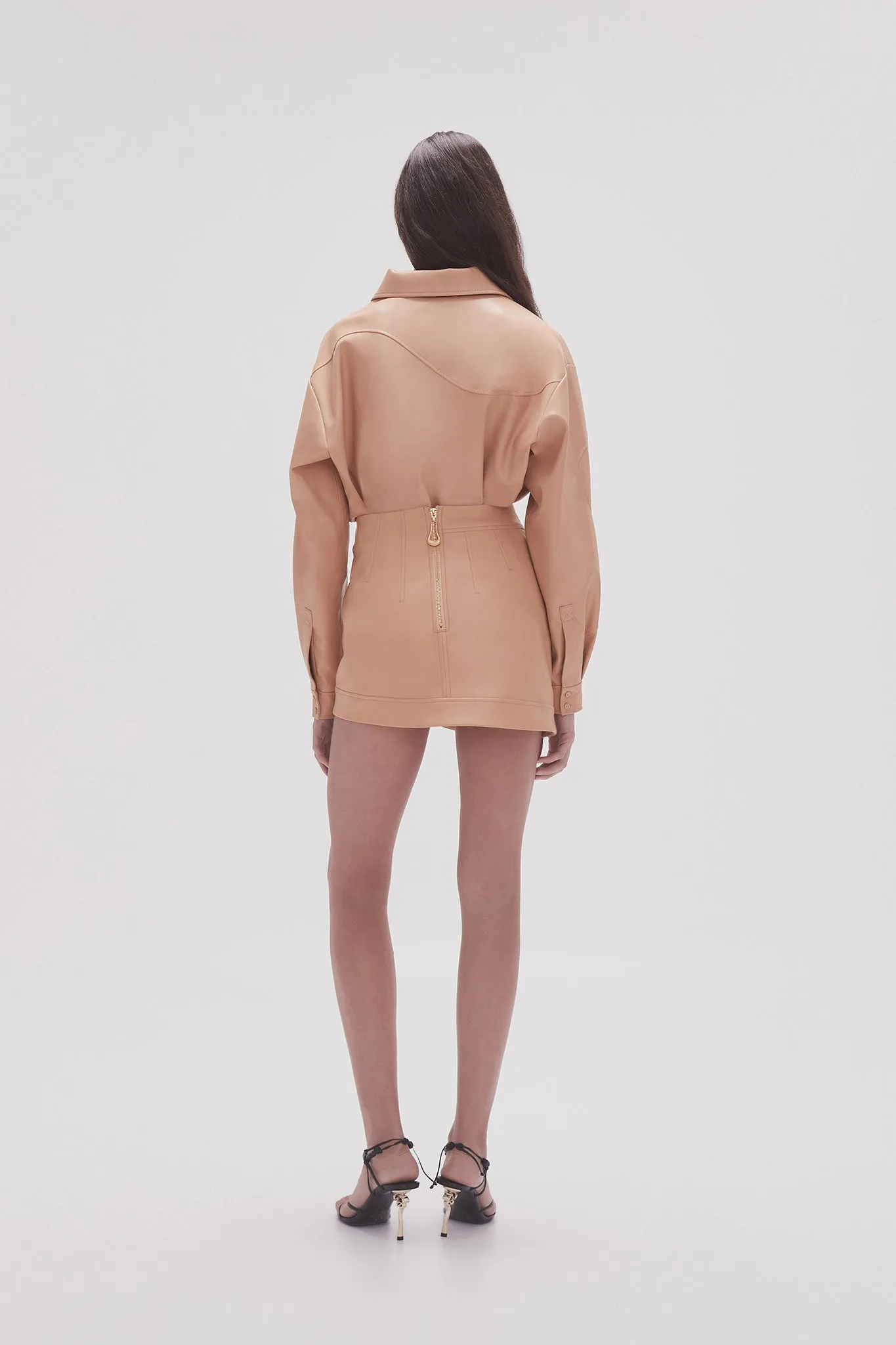 Priscilla Scalloped Mini Skirt