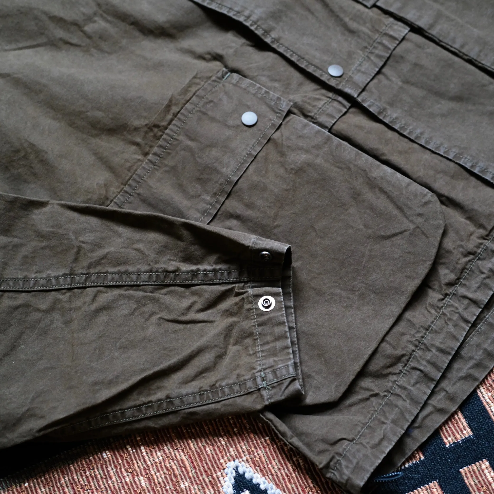 REMI RELIEF Canvas Field Jacket with Soft Oil Coating