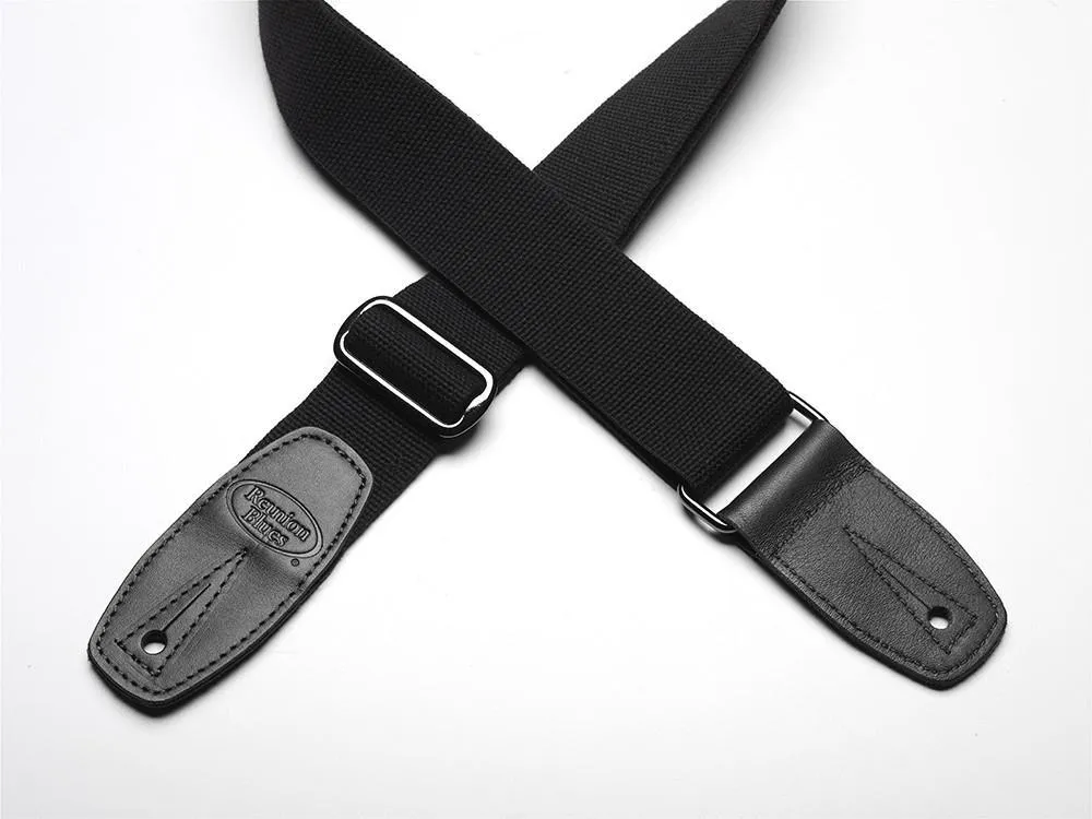 Reunion Blues Merino Wool Guitar Strap, Black