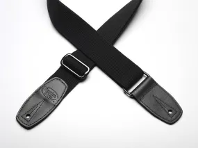 Reunion Blues Merino Wool Guitar Strap, Black