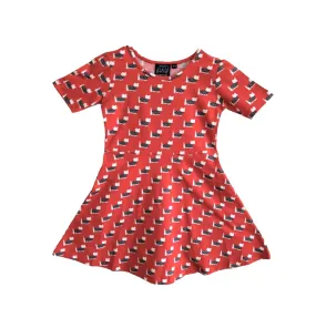 Scotties in Sweaters Skater Dress