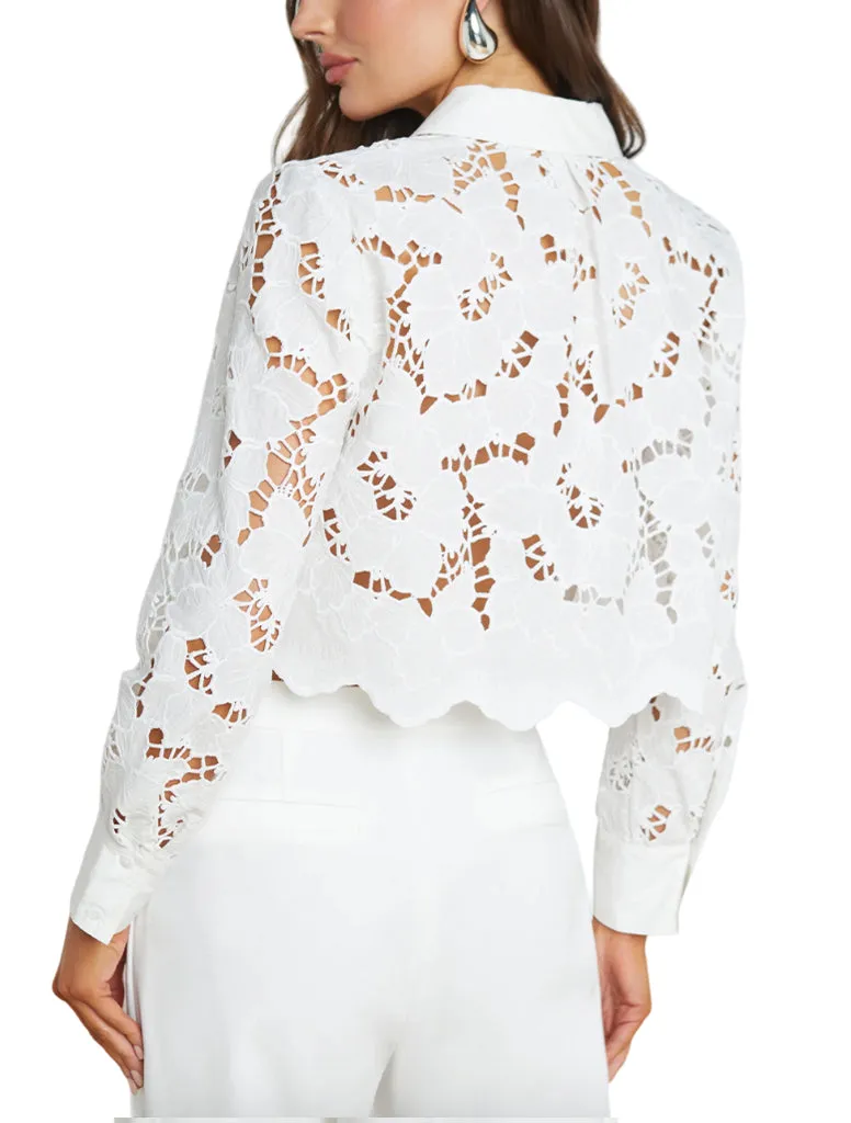 Seychelle Cropped Button Down - LAGENCE