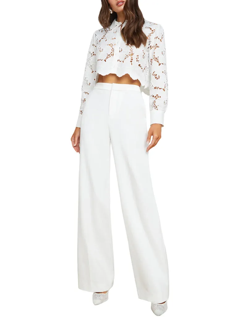 Seychelle Cropped Button Down - LAGENCE