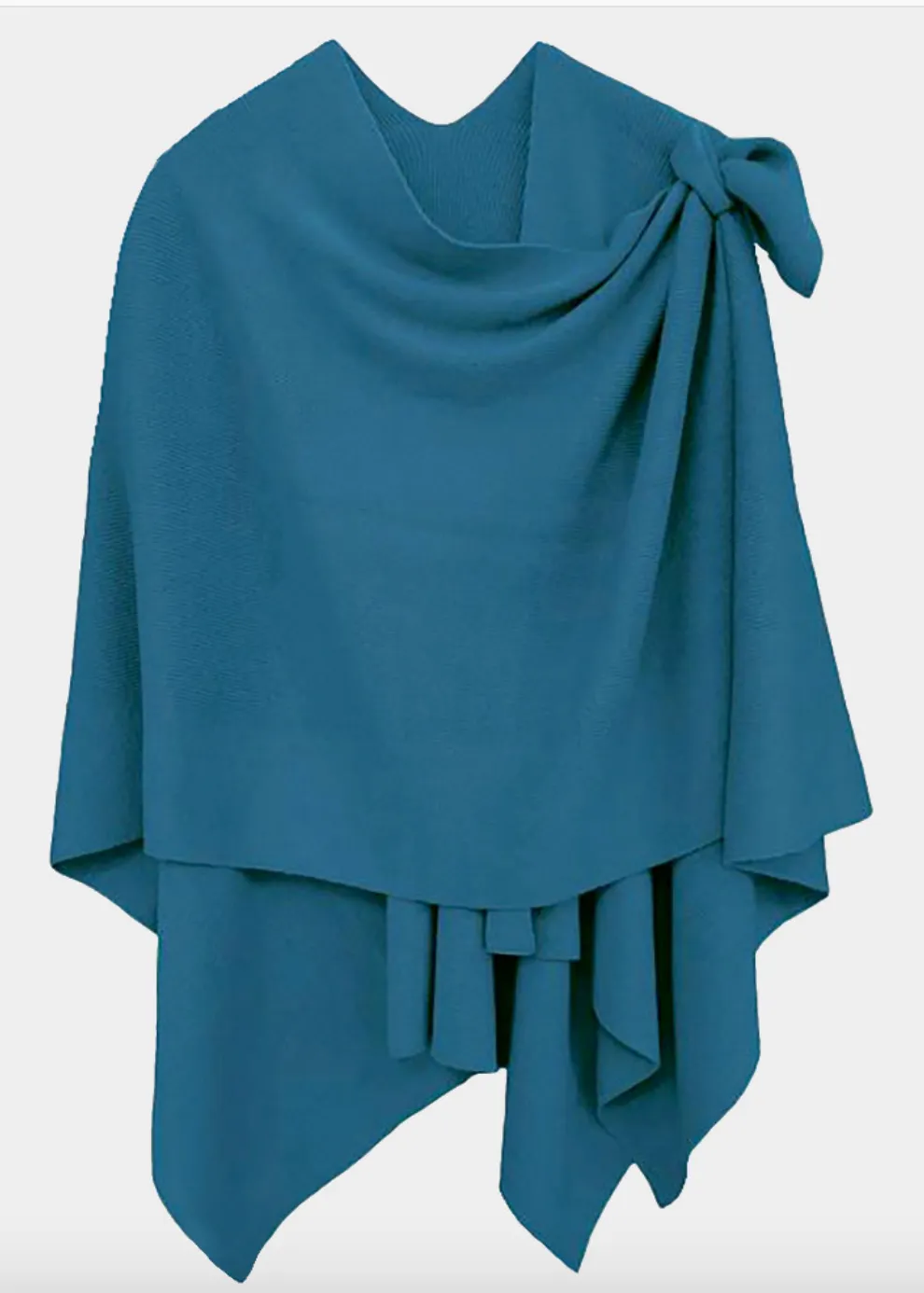 Shoulder Strap Solid Ruana Wrap-50% OFF