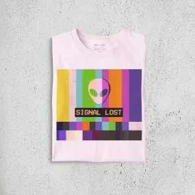 Signal Lost Alien Vaporwave Shirt
