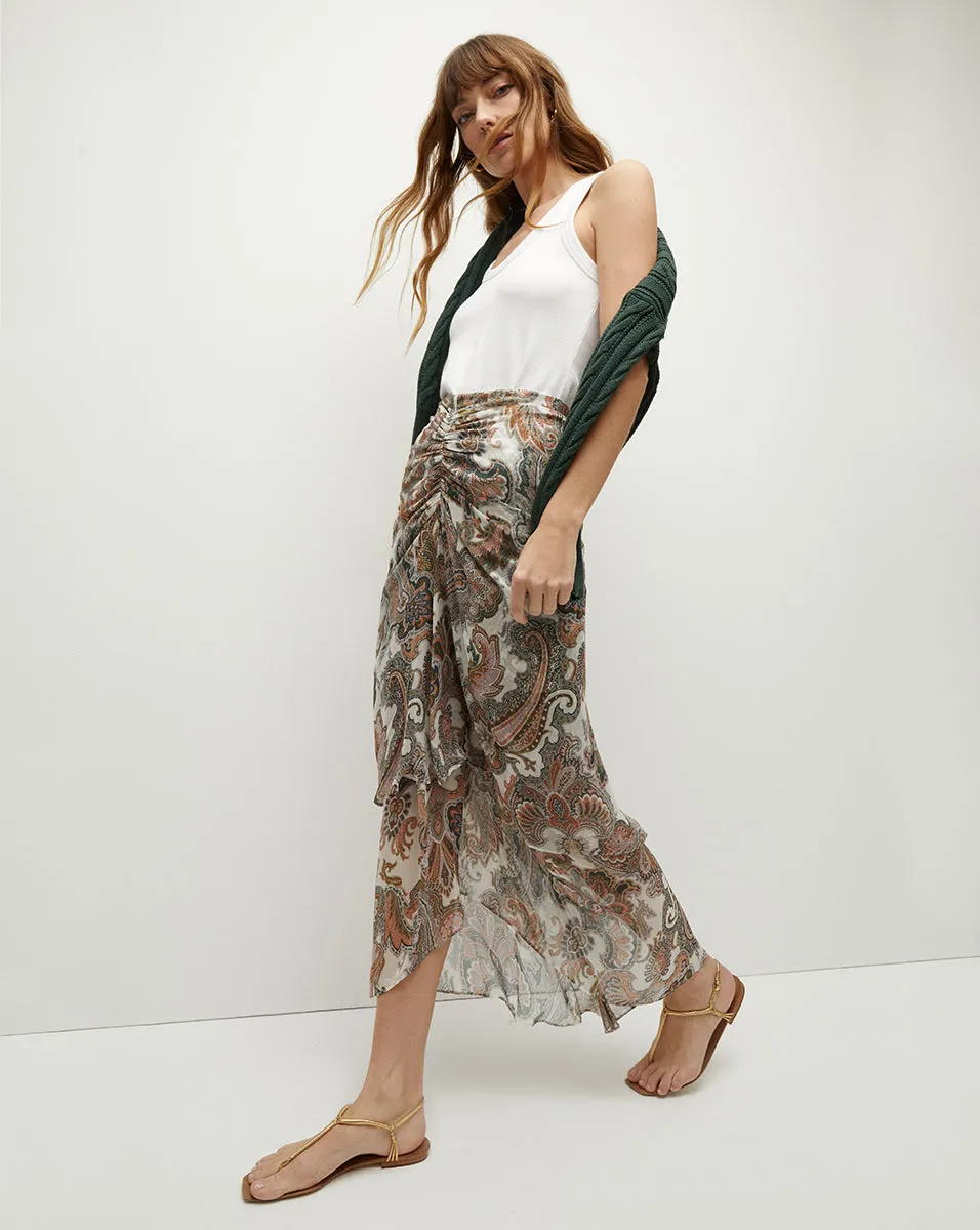 Sira Silk Skirt