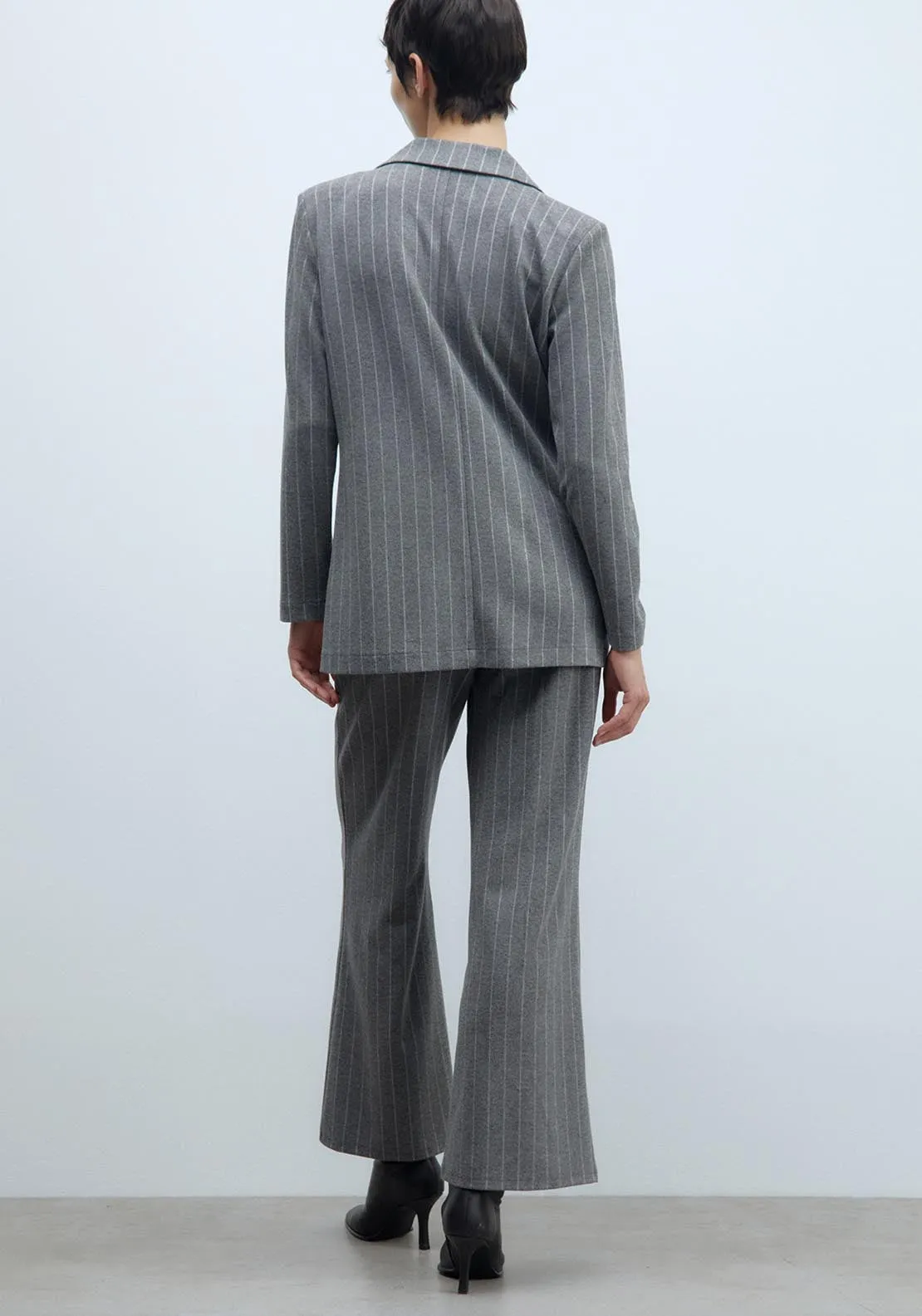 Soft-touch trousers - Light Grey