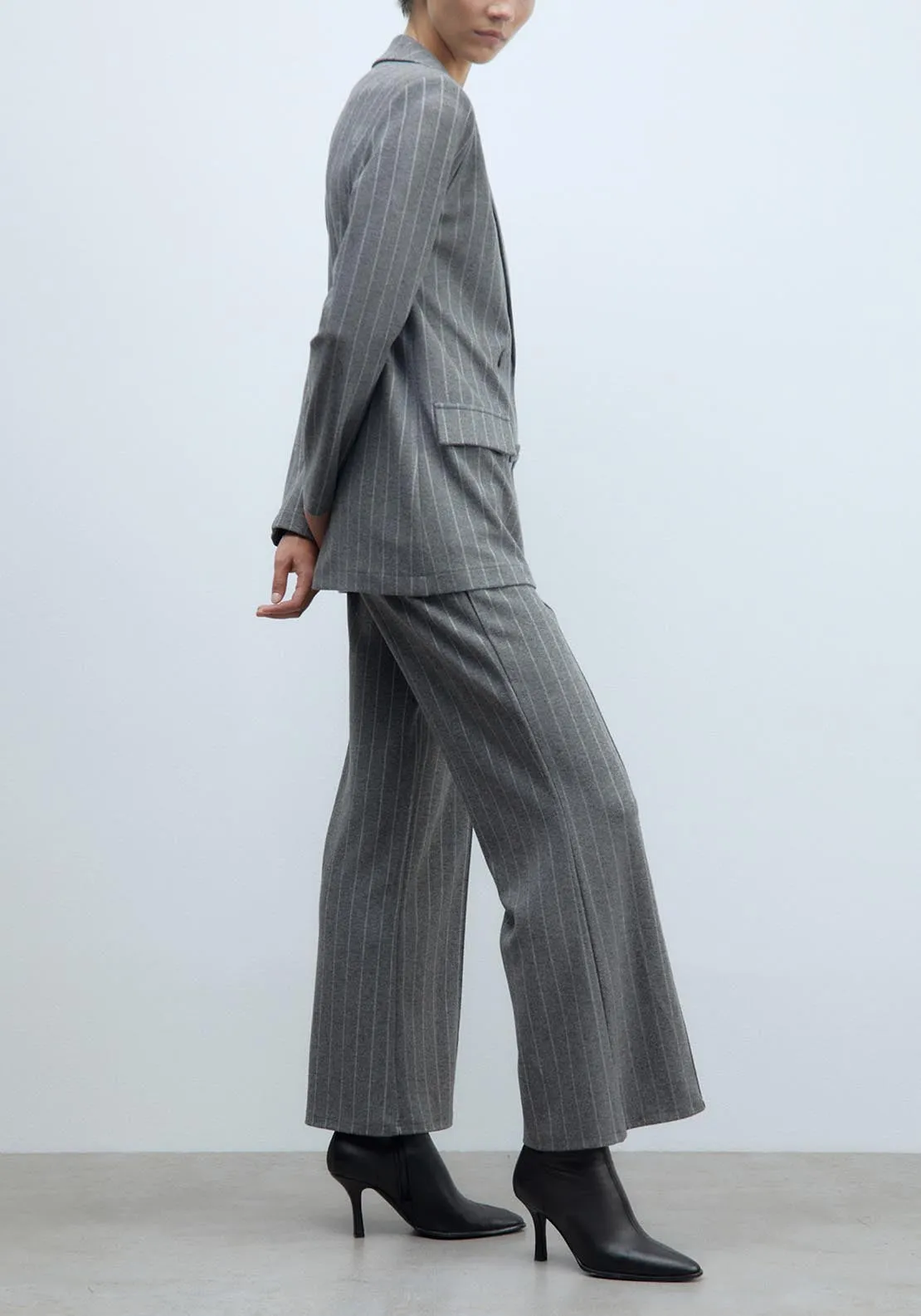 Soft-touch trousers - Light Grey