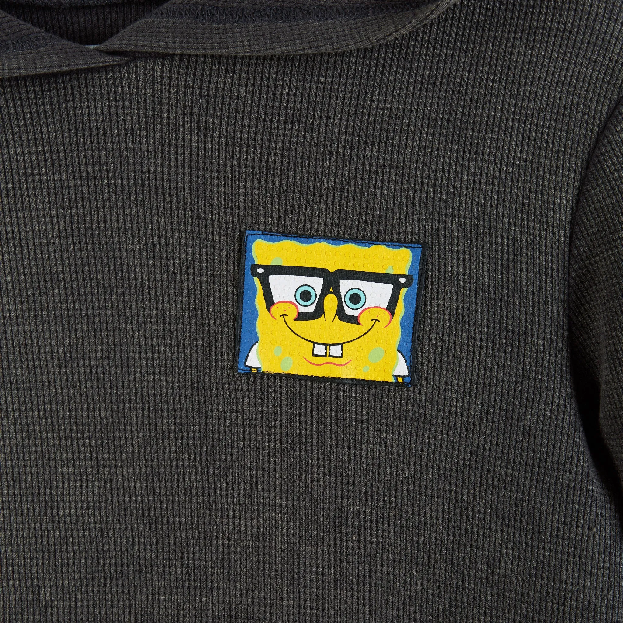 SpongeBob SquarePants™ x Andy & Evan® | Kids (2-12) Stone-Washed Hooded Waffle Tee
