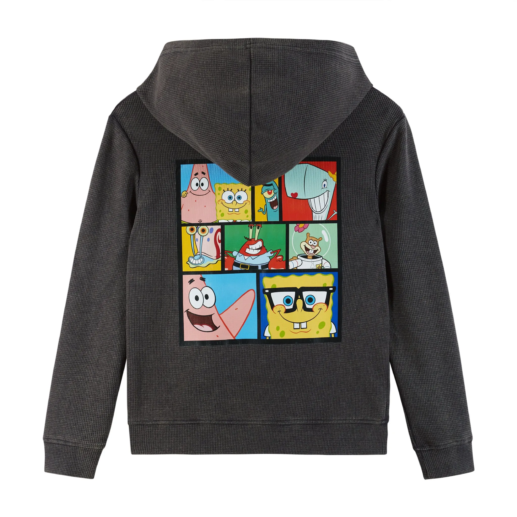 SpongeBob SquarePants™ x Andy & Evan® | Kids (2-12) Stone-Washed Hooded Waffle Tee