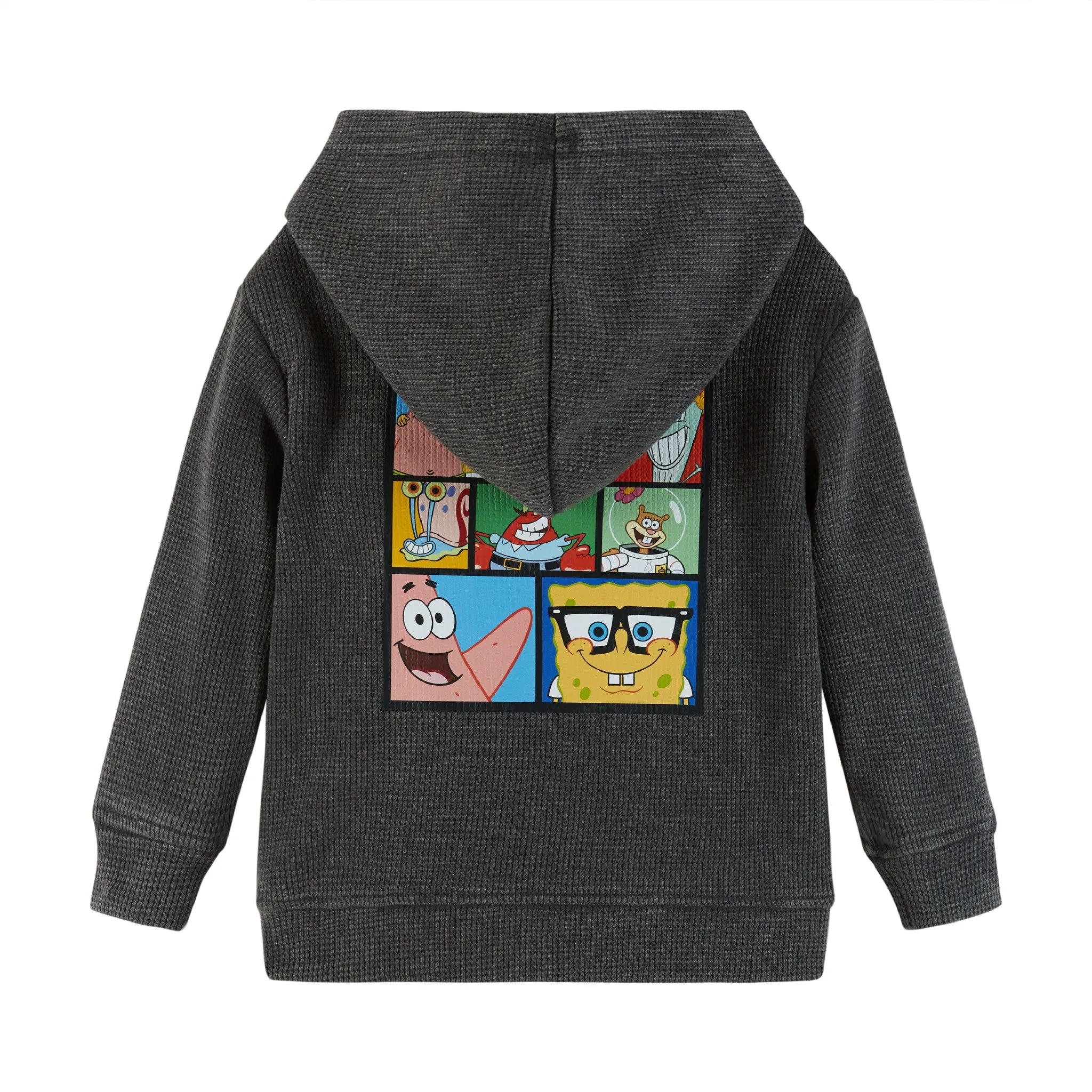 SpongeBob SquarePants™ x Andy & Evan® | Kids (2-12) Stone-Washed Hooded Waffle Tee