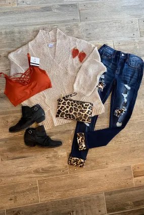 Surplice Sweater