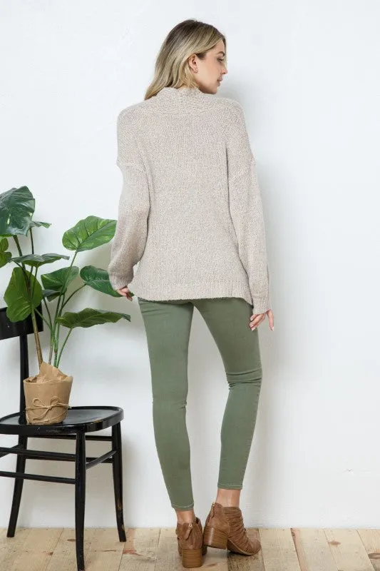 Surplice Sweater