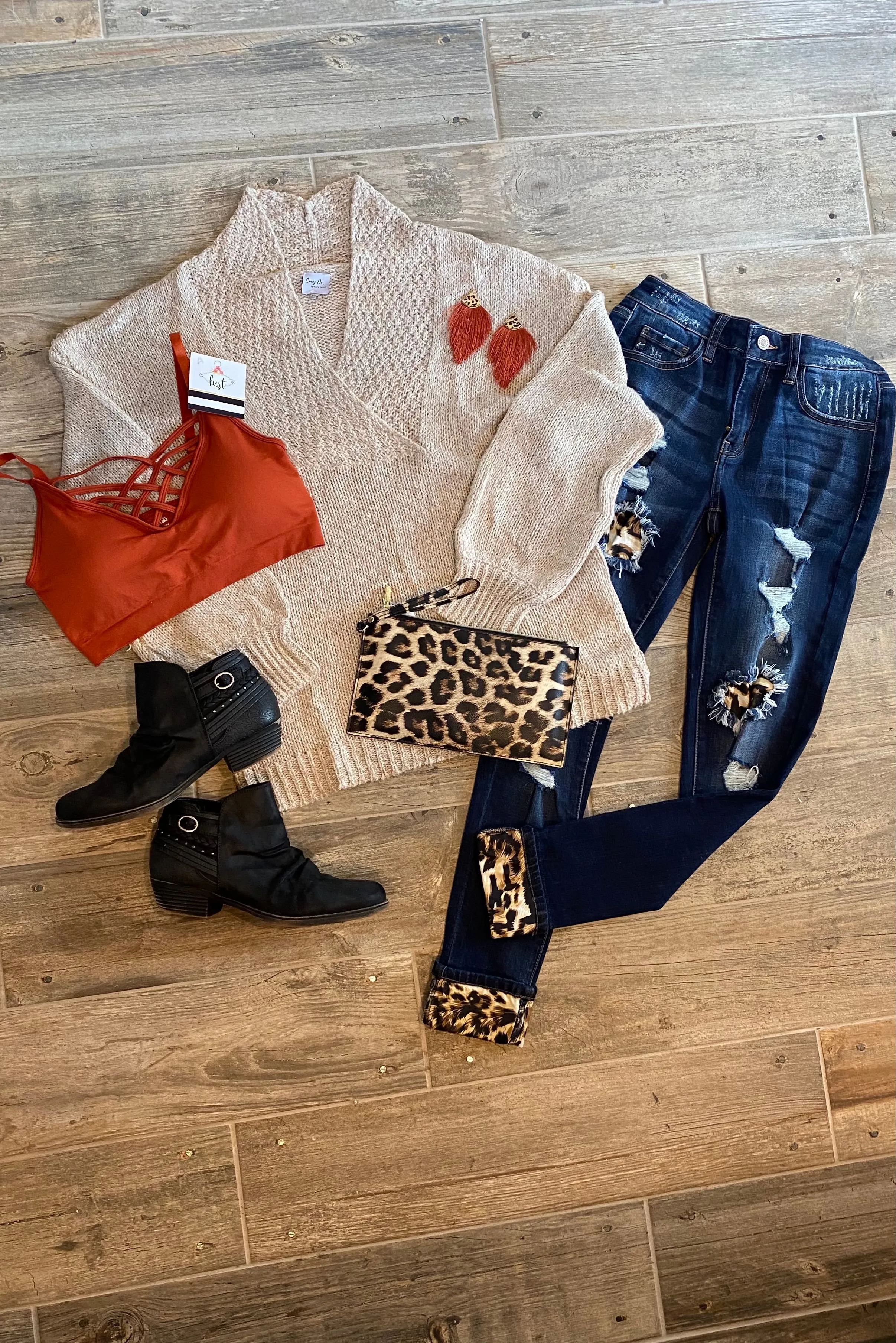 Surplice Sweater