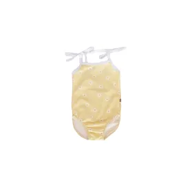 Tie Strap One-Piece Swimsuit - Daisy