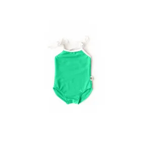 Tie-Strap One-Piece Swimsuit - Sea Green