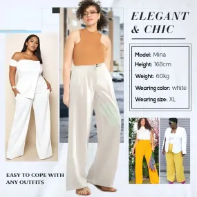 Woman's Casual Full-Length Loose Pants