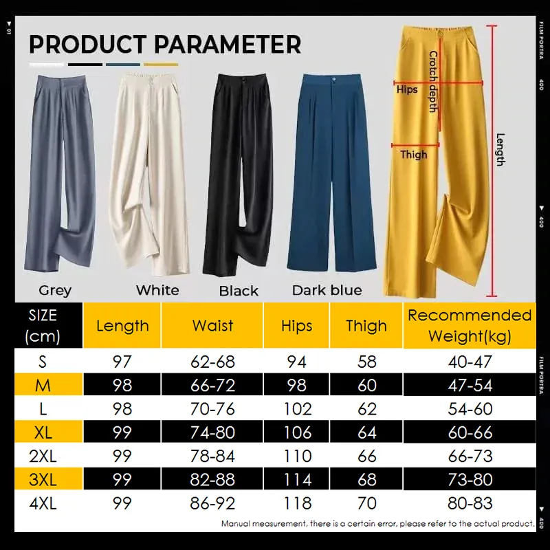 Woman's Casual Full-Length Loose Pants