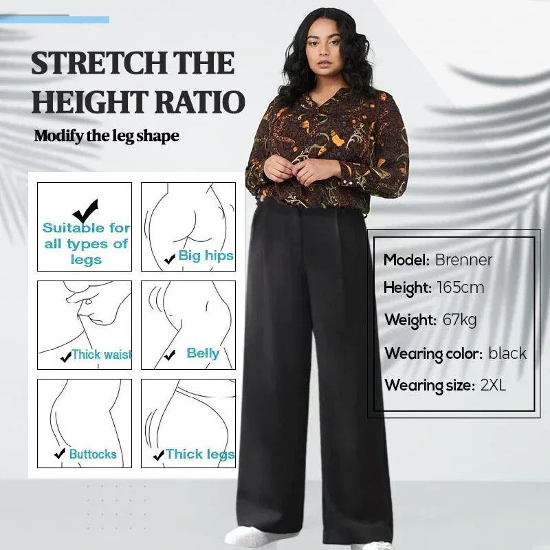 Woman's Casual Full-Length Loose Pants