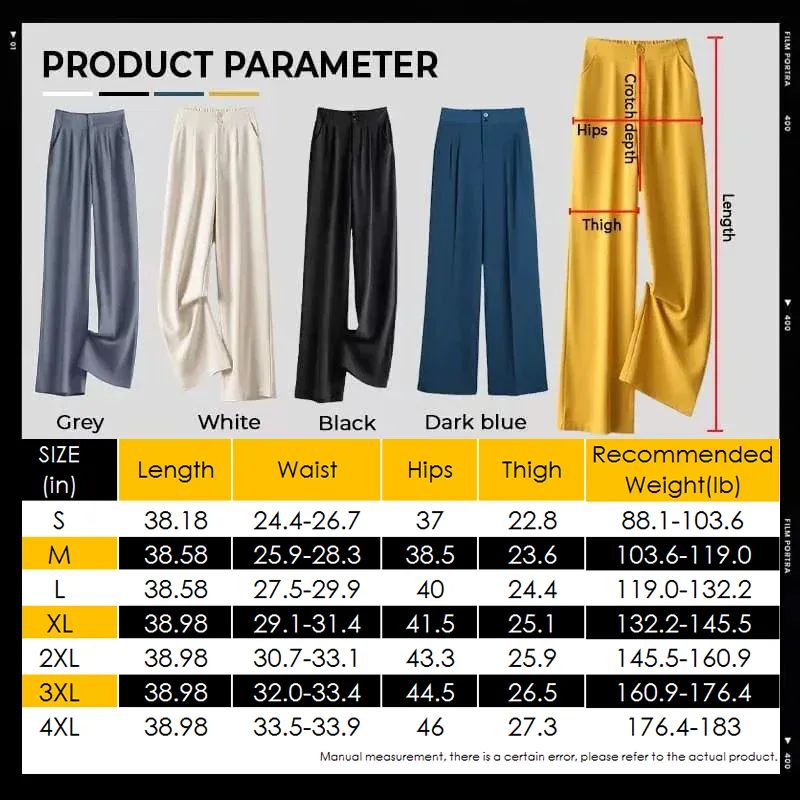 Woman's Casual Full-Length Loose Pants