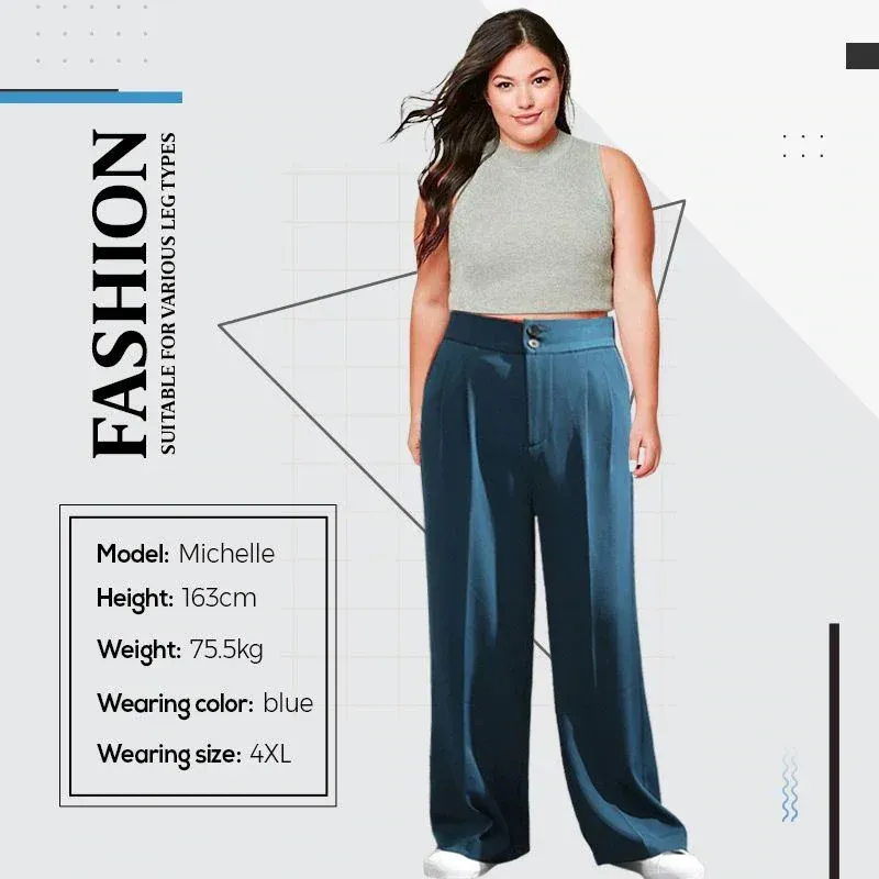 Woman's Casual Full-Length Loose Pants