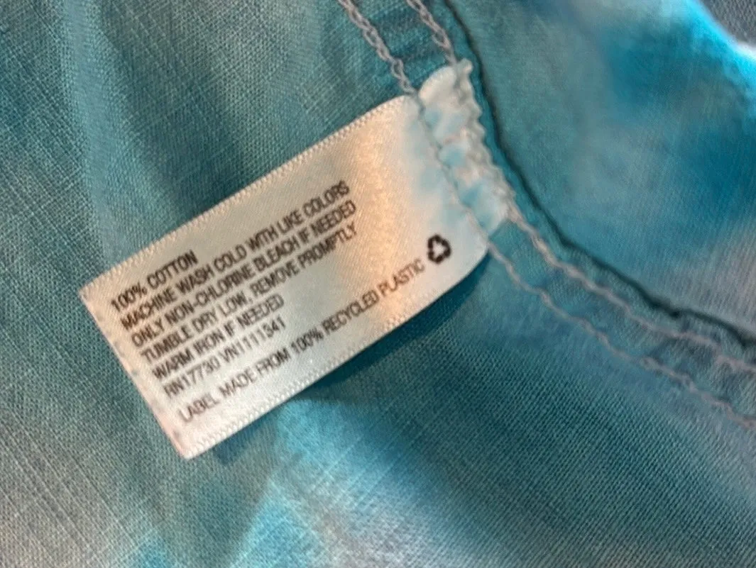 XXL Tye dye denim shirt